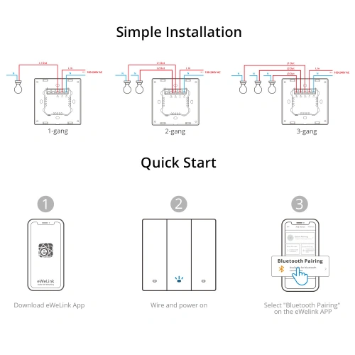 Kup Inteligent comutator Sonoff 1-canale perete Wi-Fi negru - SNF150 - {ean13} - Sklep Home Screen