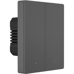 Kup Intelligenter Sonoff 2-Kanal-Wand-Wi-Fi-Schalter schwarz - SNF151 - {ean13} - Sklep Home Screen