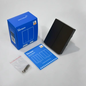 Kup Comutator inteligent Sonoff cu 2 canale, montat pe perete, Wi-Fi, negru - SNF151 - {ean13} - Sklep Home Screen