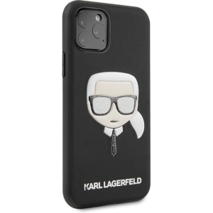 Karl Lagerfeld KLHCN58GLBK iPhone 11 Pro czarny/black Iconik Embossed & Glitter