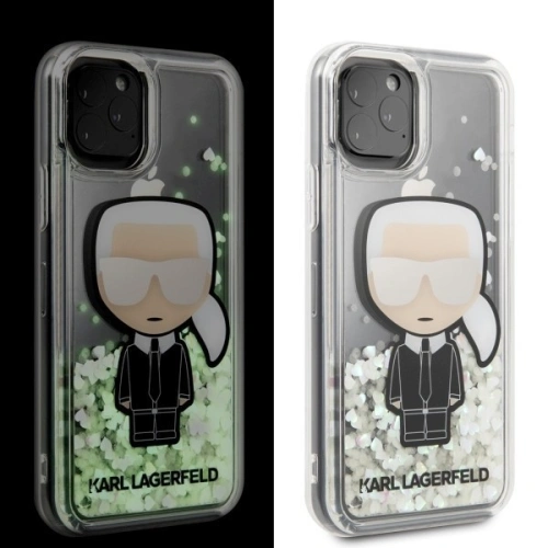 Kup Karl Lagerfeld KLHCN58GLGIRKL iPhone 11 Pro hardcase Ikonik Glitter Glow in the dark - KLD119 - {ean13} - Sklep Home Screen