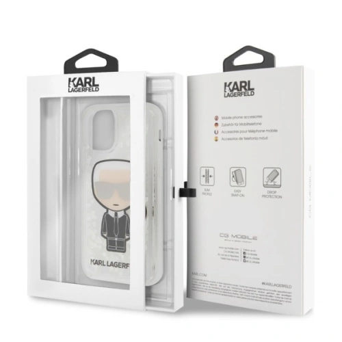 Kup Karl Lagerfeld KLHCN58GLGIRKL iPhone 11 Pro hardcase Ikonik Glitter Glow in the dark - KLD119 - {ean13} - Sklep Home Screen