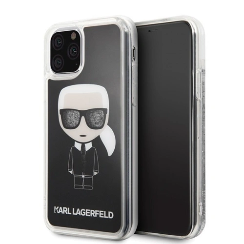 Kup Karl Lagerfeld KLHCN58ICGBK iPhone 11 Pro fekete/black Iconic Glitter - KLD120BLK - {ean13} - Sklep Home Screen