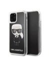 Karl Lagerfeld KLHCN58ICGBK iPhone 11 Pro černý/black Iconic Glitter
