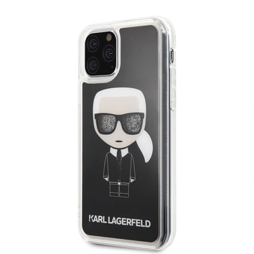 Kup Karl Lagerfeld KLHCN58ICGBK iPhone 11 Pro fekete/black Iconic Glitter - KLD120BLK - {ean13} - Sklep Home Screen