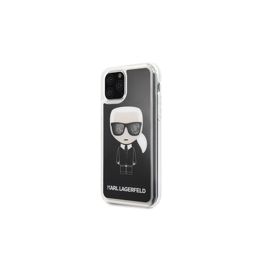 Karl Lagerfeld KLHCN58ICGBK iPhone 11 Pro czarny/black Iconic Glitter