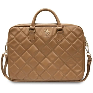 Kup Tasche Guess Tasche GUCB15ZPSQSSGW 16" gesteppter 4G braun/brown - GUE3375 - {ean13} - Sklep Home Screen
