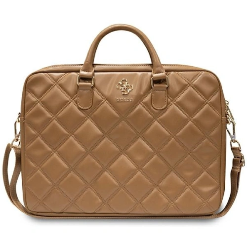 Kup Torba Guess Torba GUCB15ZPSQSSGW 16" prošívaná 4G hnědá/brown - GUE3375 - {ean13} - Sklep Home Screen