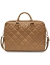 Torba Guess Torba GUCB15ZPSQSSGW 16" Quilted 4G brązowy/brown