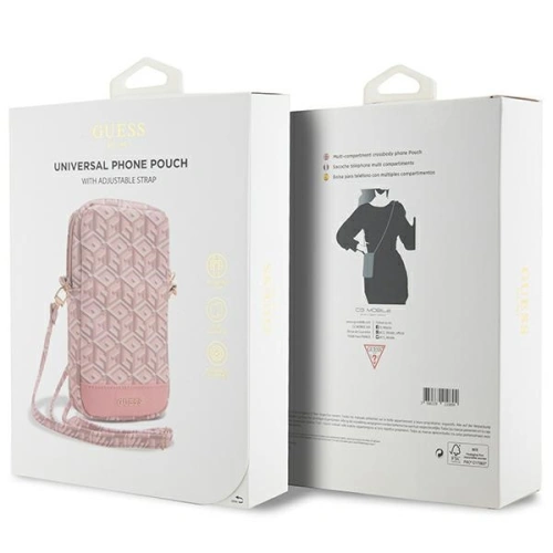 Kup Torebă Guess GUWBZPGCSPGP Zip GCube Bottom Stripe rozie/pink - GUE3378 - {ean13} - Sklep Home Screen