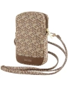 Torebka Guess GUWBZPGCSPGW Zip GCube Bottom Stripe brązowy/brown