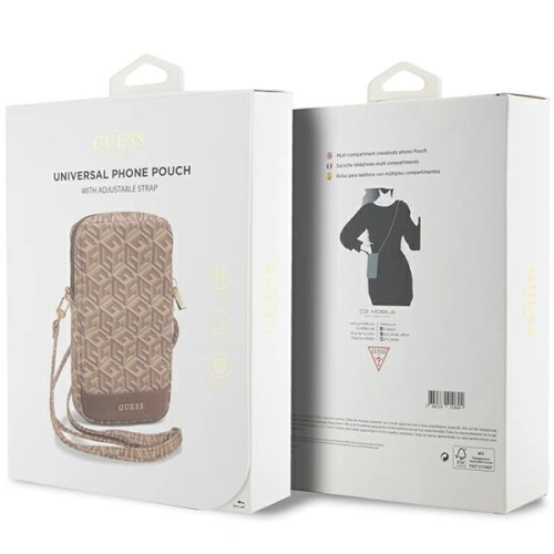Buy Guess GUWBZPGCSPGW Zip GCube Bottom Stripe brown - GUE3379 - {ean13} - Home Screen Store Europe