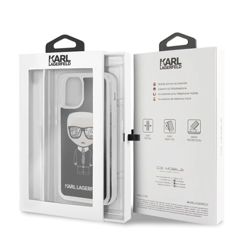 Kup Karl Lagerfeld KLHCN58ICGBK iPhone 11 Pro fekete/black Iconic Glitter - KLD120BLK - {ean13} - Sklep Home Screen