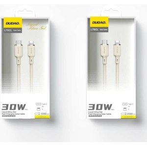 Kup Cablul Dudao L7SCL USB-C / Lightning 30W 2m bej - DDA333 - {ean13} - Sklep Home Screen