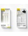 Kup Kabel 3w1 Dudao L7SE USB-C / USB-C, Lightning, microUSB 66W 1.2m béžový - DDA334 - {ean13} - Sklep Home Screen