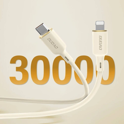 Buy Dudao L7SF 2in1 cable USB-C / USB-C, Lightning 100W 1.2m beige - DDA335 - {ean13} - Home Screen Store Europe