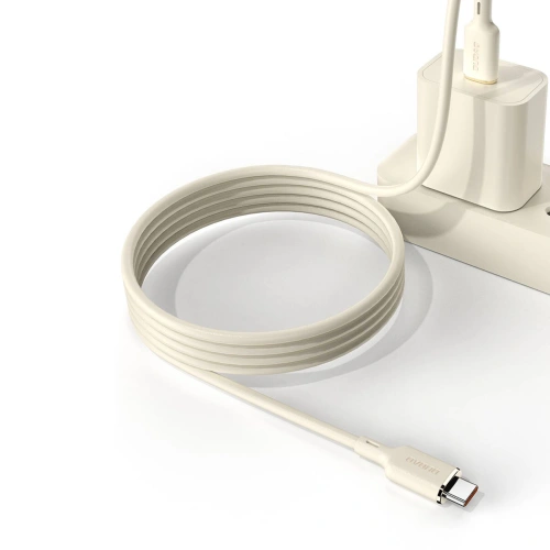 Kup Kabel 2w1 Dudao L7SF USB-C / USB-C, Lightning 100W 1.2m beige - DDA335 - {ean13} - Sklep Home Screen