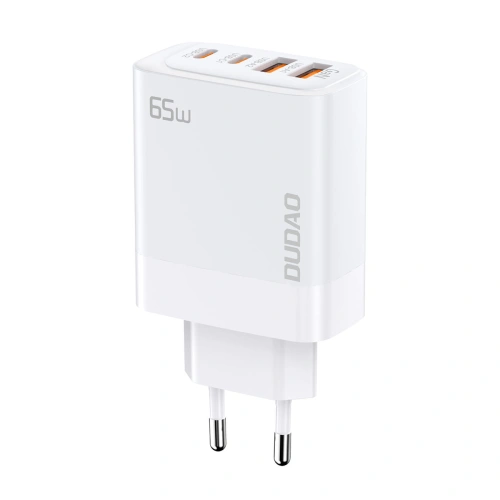 Kup GaN Netzladegerät Dudao A65EU 2xUSB-A, 2xUSB-C PD 65W weiß - DDA336 - {ean13} - Sklep Home Screen