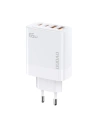 Încărcător de rețea GaN Dudao A65EU 2xUSB-A, 2xUSB-C PD 65W alb