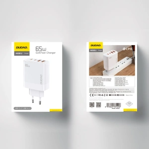 Kup Încărcător de rețea GaN Dudao A65EU 2xUSB-A, 2xUSB-C PD 65W alb - DDA336 - {ean13} - Sklep Home Screen