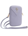Torebka Guess GUWBZPGSTEGU Zip Triangle 4G fialová/purple