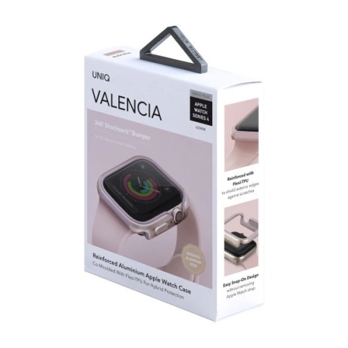 Kup Etui UNIQ Valencia Apple Watch 4/5/6/7/SE/8/9 40/41MM różowo-złoty/blush gold pink - UNIQ106GOLDPINK - {ean13} - Sklep Home Screen