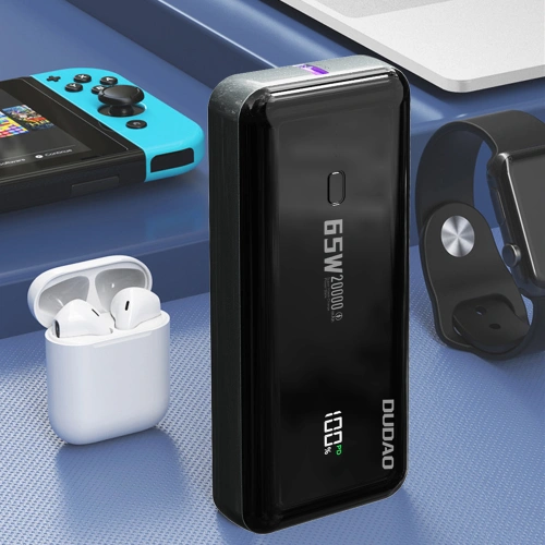 Kup Powerbank Dudao K65 USB-A / USB-C 20000mAh 65W negru - DDA343 - {ean13} - Sklep Home Screen