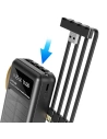 Kup Solární powerbank Dudao K18+ USB-A, USB-C, Lightning, microUSB 20000mAh černý - DDA345 - {ean13} - Sklep Home Screen