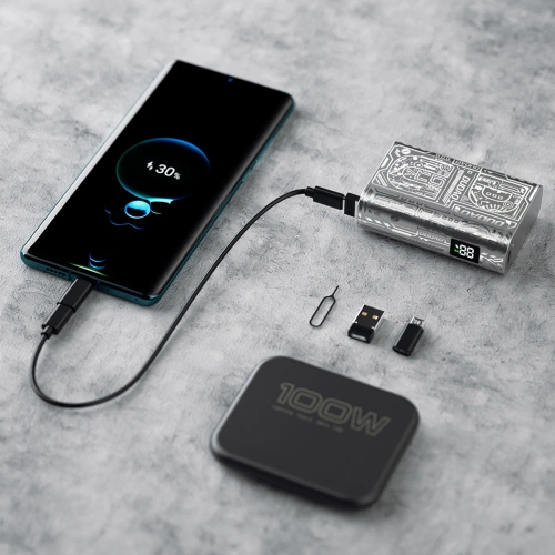 Kup Powerbank Dudao K20 USB-A / USB-C 10000mAh 22.5W argintiu - DDA346 - {ean13} - Sklep Home Screen