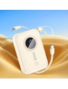 Kup Powerbank Dudao K14 USB-A, USB-C, Lightning 10000mAh beige - DDA347 - {ean13} - Sklep Home Screen