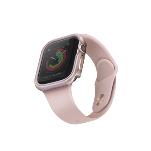 Kup Etui UNIQ Valencia Apple Watch 4/5/6/7/8/9/SE 44/45mm růžovo-zlatý/blush gold pink - UNIQ109GOLDPINK - {ean13} - Sklep Home Screen