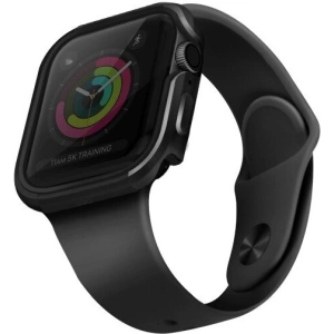 Buy UNIQ Valencia case Apple Watch 4/5/6/7/8/9/SE 44/45mm gray/gunmetal grey - UNIQ111GUNMETALGRY - {ean13} - Home Screen Store Europe