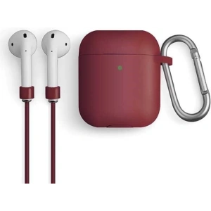 Kup Etui UNIQ Vencer Apple AirPods 1/2 Silicone bordowy/burgundy maroon - UNIQ113BURGUNDY - {ean13} - Sklep Home Screen