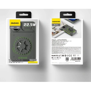 Kup Powerbank Dudao K24 USB-A, USB-C 10000mAh gri - DDA348 - {ean13} - Sklep Home Screen
