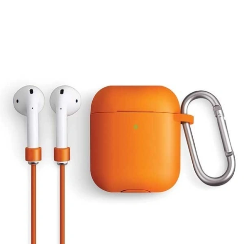 Kup Etui UNIQ Vencer Apple AirPods 1/2. Szilikon narancssárga/égett narancs - UNIQ114ORANGE - {ean13} - Sklep Home Screen