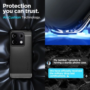 Kup Etui Spigen Rugged Armor Xiaomi Redmi Note 13 5G Matt Fekete - SPN3377 - {ean13} - Sklep Home Screen