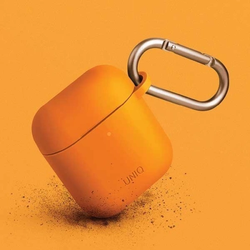 Kup Etui UNIQ Vencer Apple AirPods 1/2. Silicone pomarańczowy/burnt orange - UNIQ114ORANGE - {ean13} - Sklep Home Screen