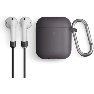 Kup Etui UNIQ Vencer Apple AirPods 1/2 Silicone szary/charcoal grey - UNIQ115GRY - {ean13} - Sklep Home Screen