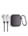 Etui UNIQ Vencer Apple AirPods 1/2 Silicon gri/charcoal grey