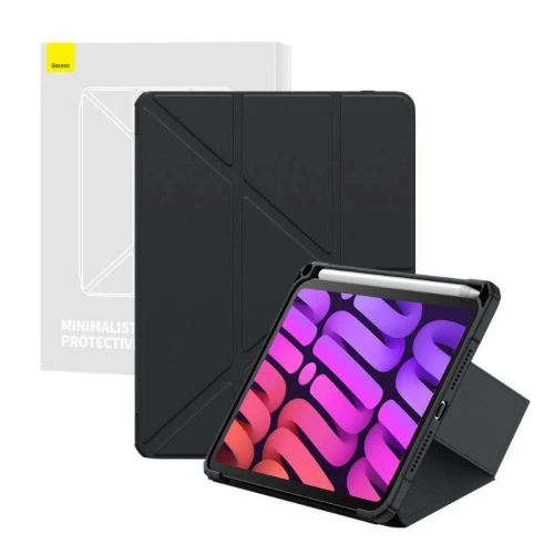 Kup Etui Apple iPad mini 2021 (6. generációs) / iPad mini 8.3" 2024 7gen Baseus Minimalista fekete - BSU4862 - {ean13} - Sklep Home Screen