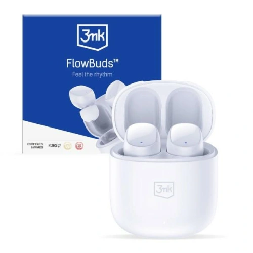 Kup Bezdrátová in-ear sluchátka 3MK FlowBuds Bluetooth 5.3 bílá - 3MK5869 - {ean13} - Sklep Home Screen