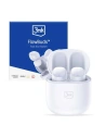 Vezeték nélküli fülhallgató 3MK FlowBuds Bluetooth 5.3 fehér