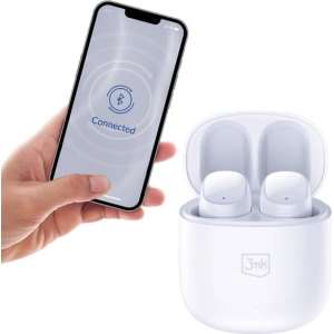 Kup Căști in-ear fără fir 3MK FlowBuds Bluetooth 5.3 albe - 3MK5869 - {ean13} - Sklep Home Screen