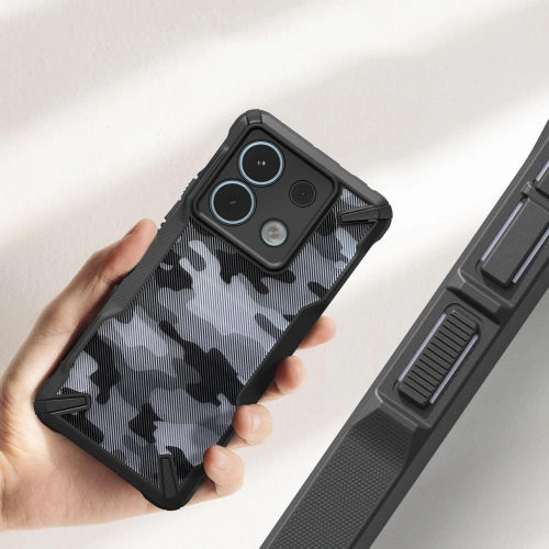 Kup Etui Ringke Fusion-X Xiaomi Redmi Note 13 Pro 5G / POCO X6 5G Camo Fekete - RGK1960 - {ean13} - Sklep Home Screen