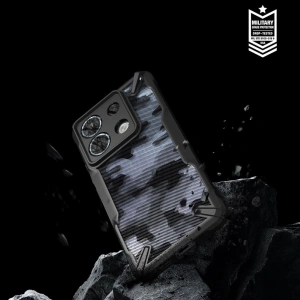 Kup Etui Ringke Fusion-X Xiaomi Redmi Note 13 Pro 5G / POCO X6 5G Camo Fekete - RGK1960 - {ean13} - Sklep Home Screen