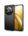 Etui Tech-Protect TPUCarbon realme 12 Pro 5G / 12 Pro+ Plus 5G Fekete