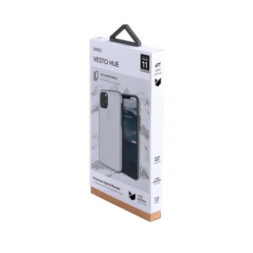 Kup Apple UNIQ Vesto Hue Tasche iPhone 11 Pro Max silber/silber - UNIQ117SILVER - {ean13} - Sklep Home Screen