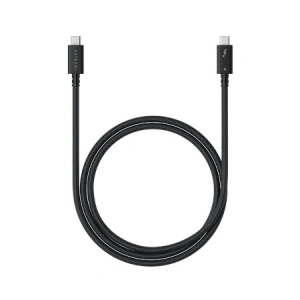 Buy Satechi USB-C / USB-C Thunderbolt 4 1m cable braided black - STH103 - {ean13} - Home Screen Store Europe