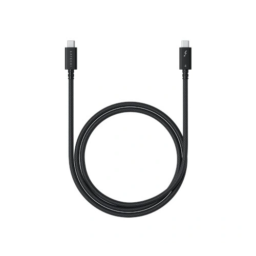 Kup Kabel Satechi USB-C / USB-C Thunderbolt 4 1m pletený černý - STH103 - {ean13} - Sklep Home Screen
