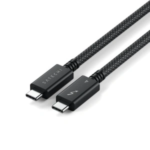 Buy Satechi USB-C / USB-C Thunderbolt 4 1m cable braided black - STH103 - {ean13} - Home Screen Store Europe